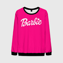 Свитшот мужской Барби розовая, цвет: 3D-черный