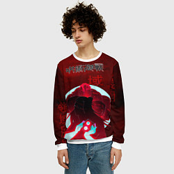 Свитшот мужской Jujutsu kaisen Suguru Getou, цвет: 3D-белый — фото 2