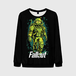 Свитшот мужской Fallout poster game, цвет: 3D-черный