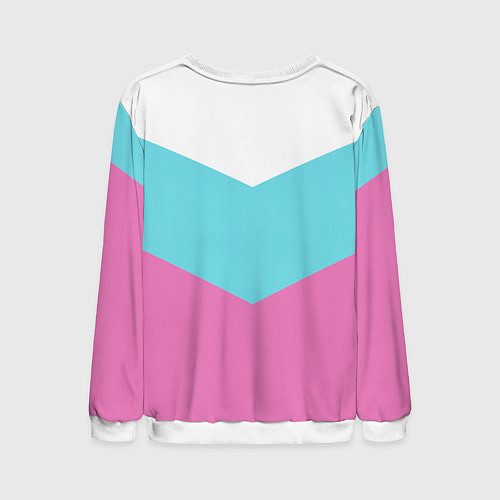 Мужской свитшот Russia - barbie style / 3D-Белый – фото 2