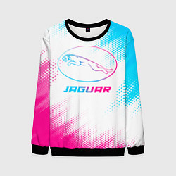 Мужской свитшот Jaguar neon gradient style
