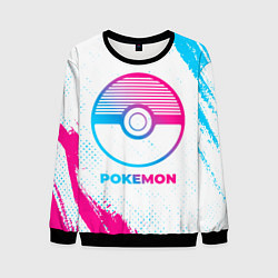 Мужской свитшот Pokemon neon gradient style