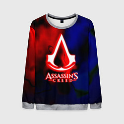 Свитшот мужской Assassins Creed fire, цвет: 3D-меланж