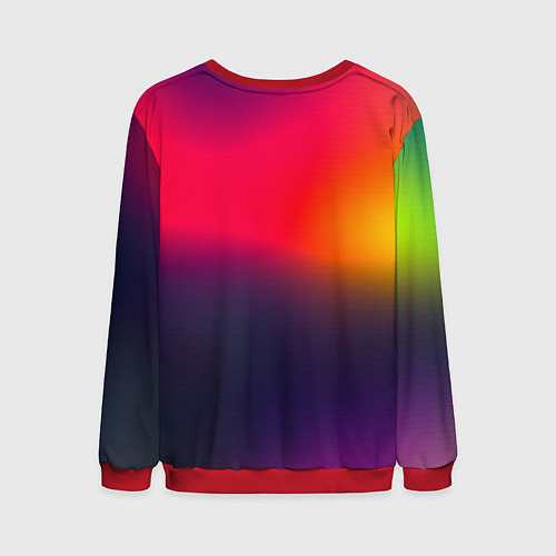 Мужской свитшот Mazda gradient / 3D-Красный – фото 2