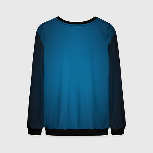 Мужской свитшот Морда акулы в воде / 3D-Черный – фото 2