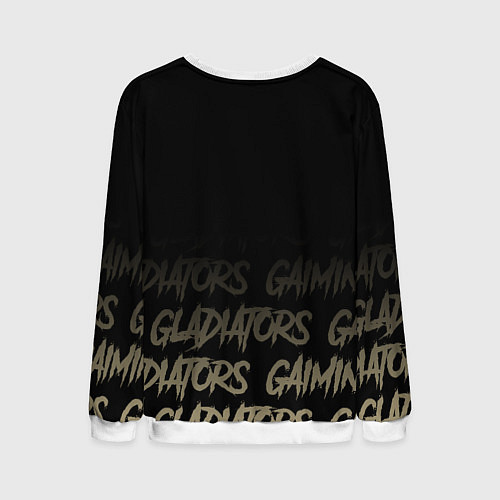 Мужской свитшот Gaimin Gladiators style / 3D-Белый – фото 2