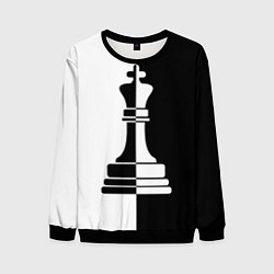 Свитшот мужской Ферзь, цвет: 3D-черный