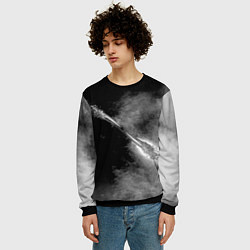 Свитшот мужской Two shot, цвет: 3D-черный — фото 2