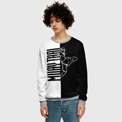 Свитшот мужской Muay-Thai, цвет: 3D-меланж — фото 2