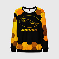 Мужской свитшот Jaguar - gold gradient