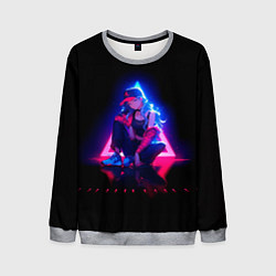 Мужской свитшот Неоновые три края