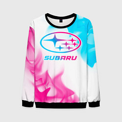 Мужской свитшот Subaru neon gradient style