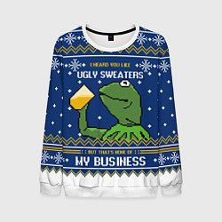 Мужской свитшот I heard you like ugly sweaters