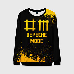 Мужской свитшот Depeche Mode - gold gradient