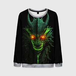 Мужской свитшот Дракон сверкающих елей