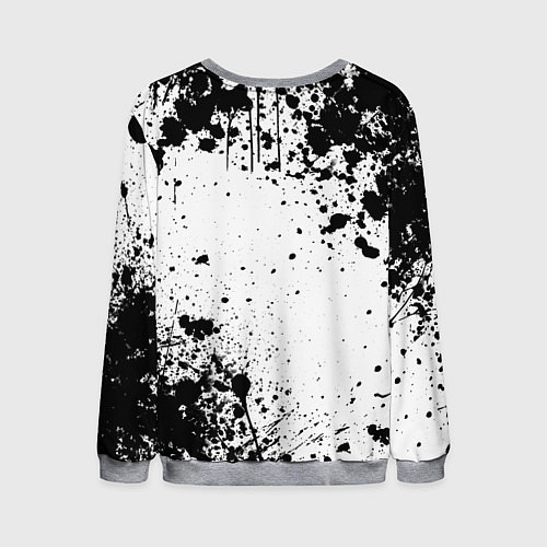 Мужской свитшот Маки зенин из магической битвы - брызги / 3D-Меланж – фото 2