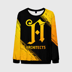 Мужской свитшот Architects - gold gradient