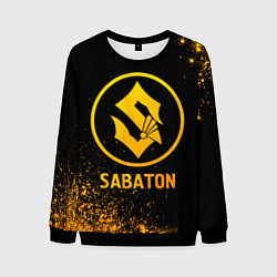 Мужской свитшот Sabaton - gold gradient