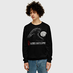 Свитшот мужской Помни свои корни, цвет: 3D-черный — фото 2