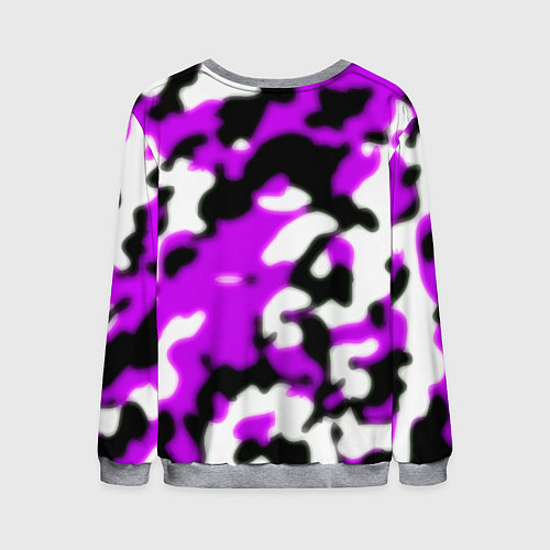 Мужской свитшот Marshmello camo / 3D-Меланж – фото 2