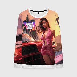 Мужской свитшот GTA 6 girl vice city