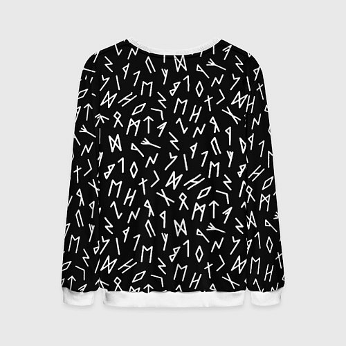 Мужской свитшот The Witcher символы / 3D-Белый – фото 2