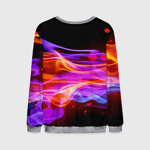 Мужской свитшот Capybara is an avid gamer / 3D-Меланж – фото 2