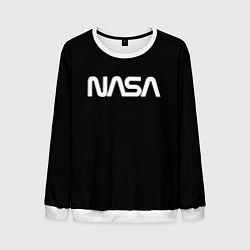 Свитшот мужской NASA space logo, цвет: 3D-белый