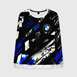 Мужской свитшот BMW stripes color auto sport