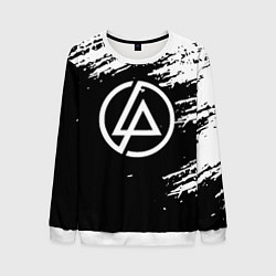 Свитшот мужской Linkin Park - black and white, цвет: 3D-белый