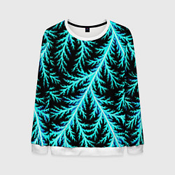 Свитшот мужской Разряды электричества Tie Dye, цвет: 3D-белый
