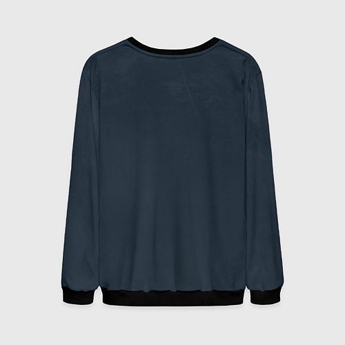 Мужской свитшот Винтажный постер космос титан ракета / 3D-Черный – фото 2