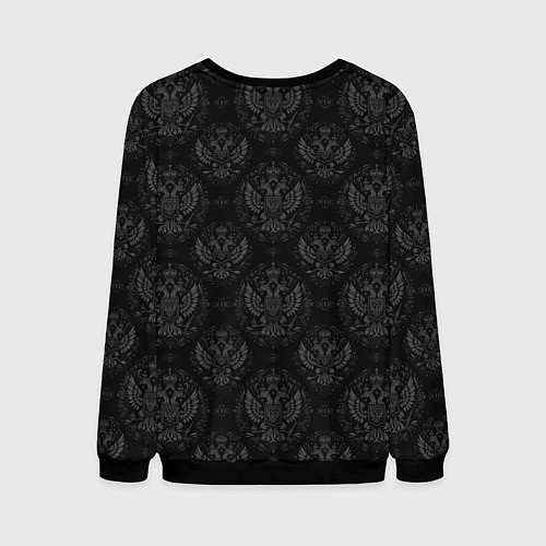 Мужской свитшот Я русский медведь / 3D-Черный – фото 2