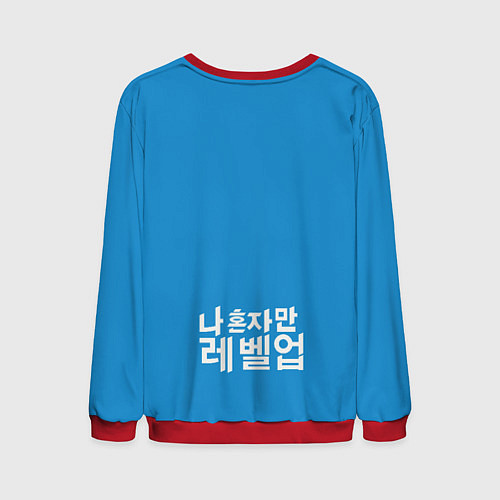 Мужской свитшот Sung Jin Woo and the other guys / 3D-Красный – фото 2