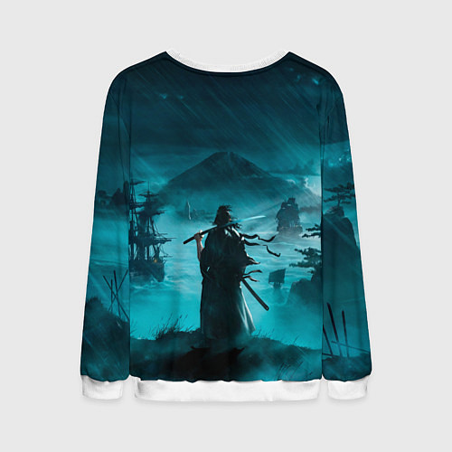 Мужской свитшот Ронин rise of the ronin / 3D-Белый – фото 2