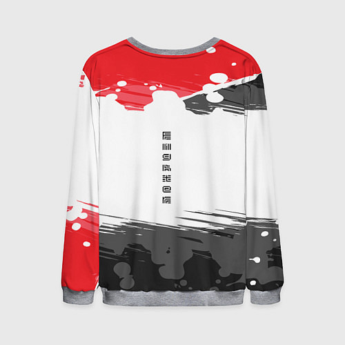 Мужской свитшот Сила и красота / 3D-Меланж – фото 2