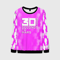 Мужской свитшот 30 seconds to mars pink