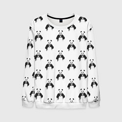 Мужской свитшот Panda love - pattern