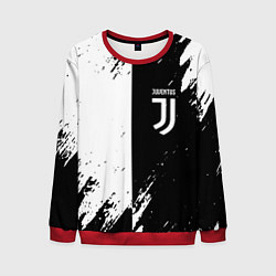 Мужской свитшот Juventus краски чёрнобелые