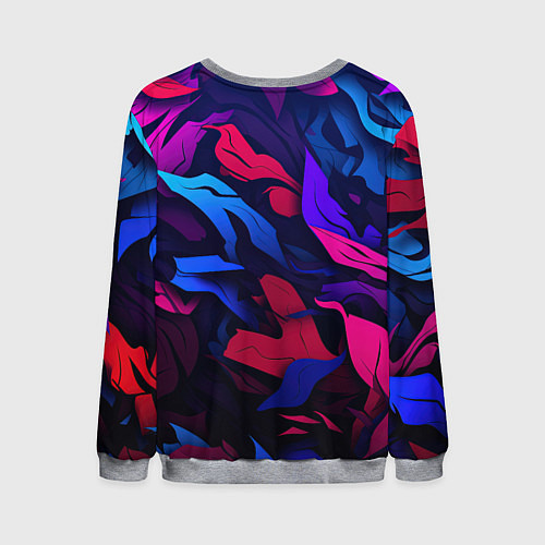 Мужской свитшот Gta лого камуфляж яркие листья / 3D-Меланж – фото 2