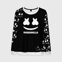 Свитшот мужской Marshmello белое лого, цвет: 3D-белый