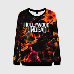 Мужской свитшот Hollywood Undead red lava