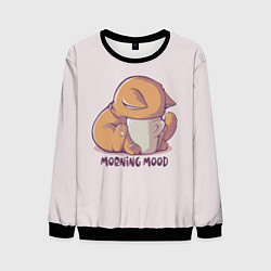 Мужской свитшот Morning mood - cat