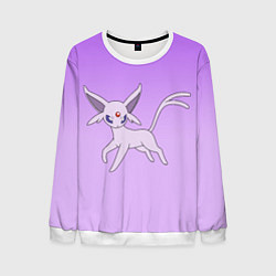 Мужской свитшот Espeon Pokemon - розовая кошка покемон