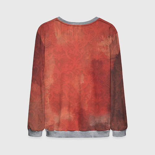 Мужской свитшот Притомившейся лис / 3D-Меланж – фото 2