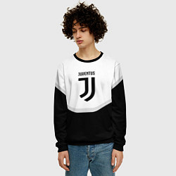 Свитшот мужской Juventus black geometry sport, цвет: 3D-черный — фото 2