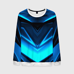 Свитшот мужской Geometry stripes неон, цвет: 3D-белый