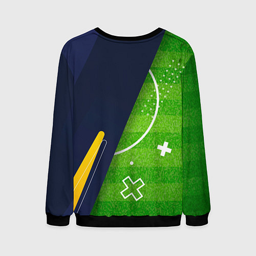 Мужской свитшот Porto football field / 3D-Черный – фото 2