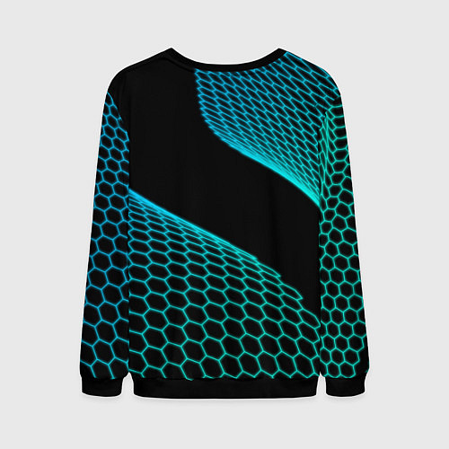 Мужской свитшот Brighton football net / 3D-Черный – фото 2