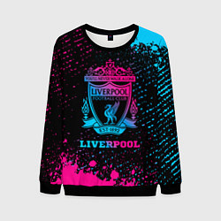 Мужской свитшот Liverpool - neon gradient